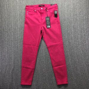 Liverpool Jeans Womens 8/29 Pink Lollipop Abby High Rise Ankle Skinny Stretch